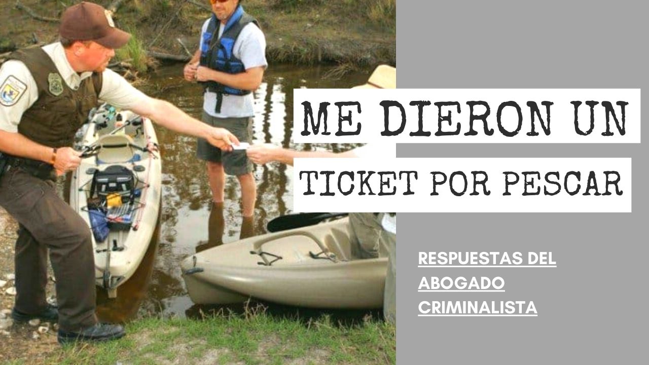 TICKET POR PESCAR